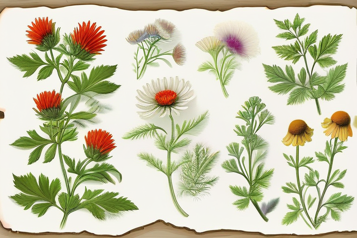 草药本草清单，菊花纹理辨识要点