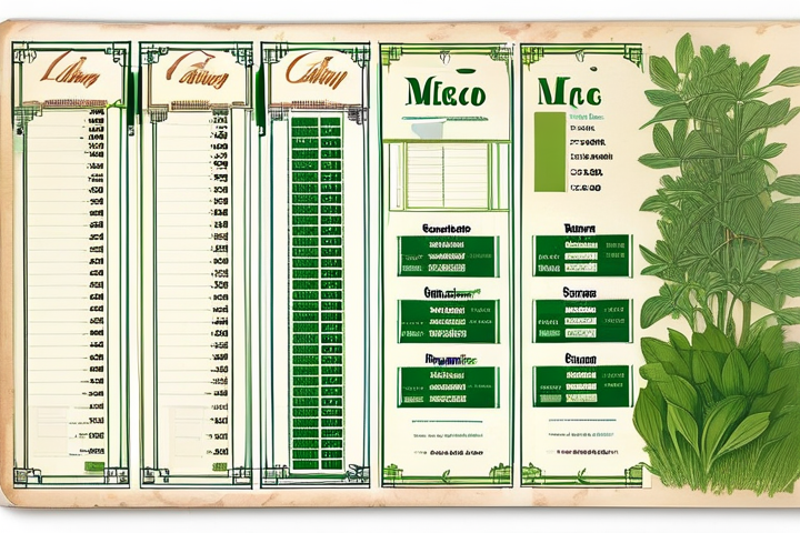 草药本草清单，阿胶的一页