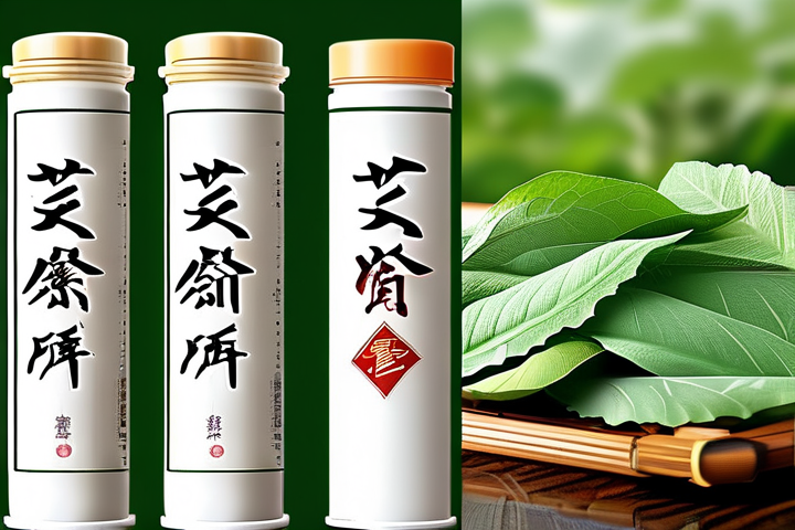 药本草清单艾叶看形识药图解