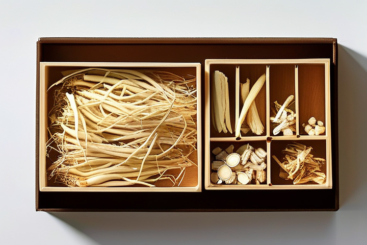 草药本草清单西洋参炮制后差异图解