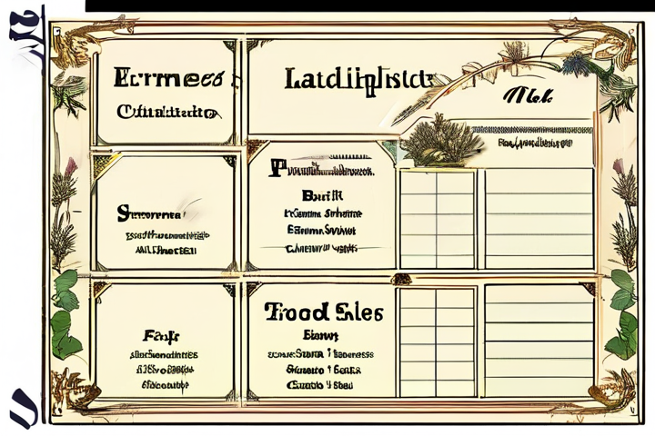 草药本草清单黄柏对照表图解